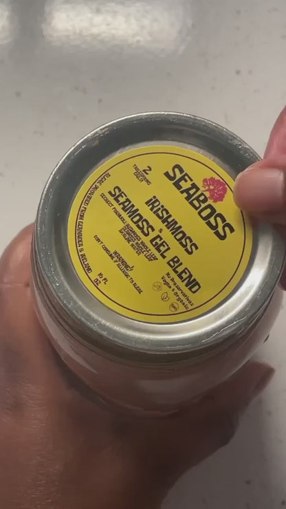 Seamoss & Irishmoss Beauty Gel — Ocean Glow in a Jar.